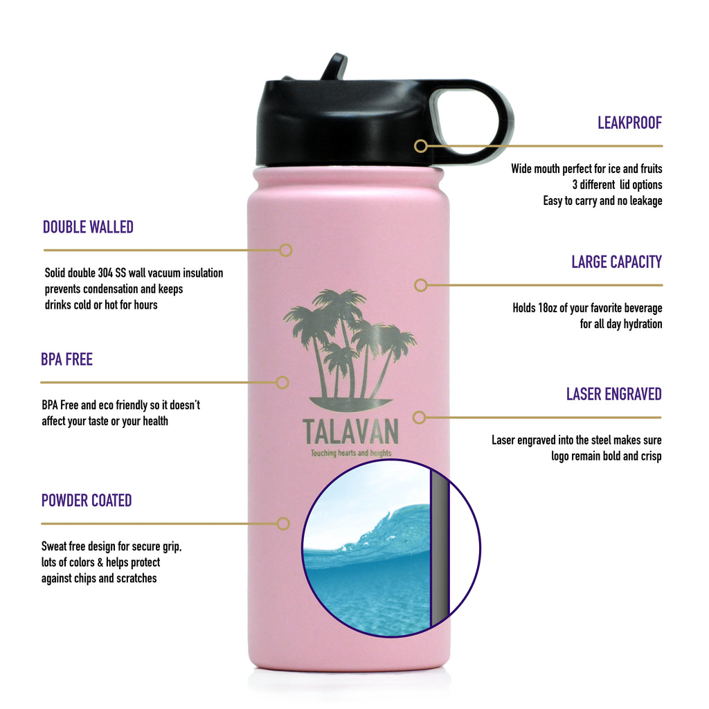Infographic 18oz Pink